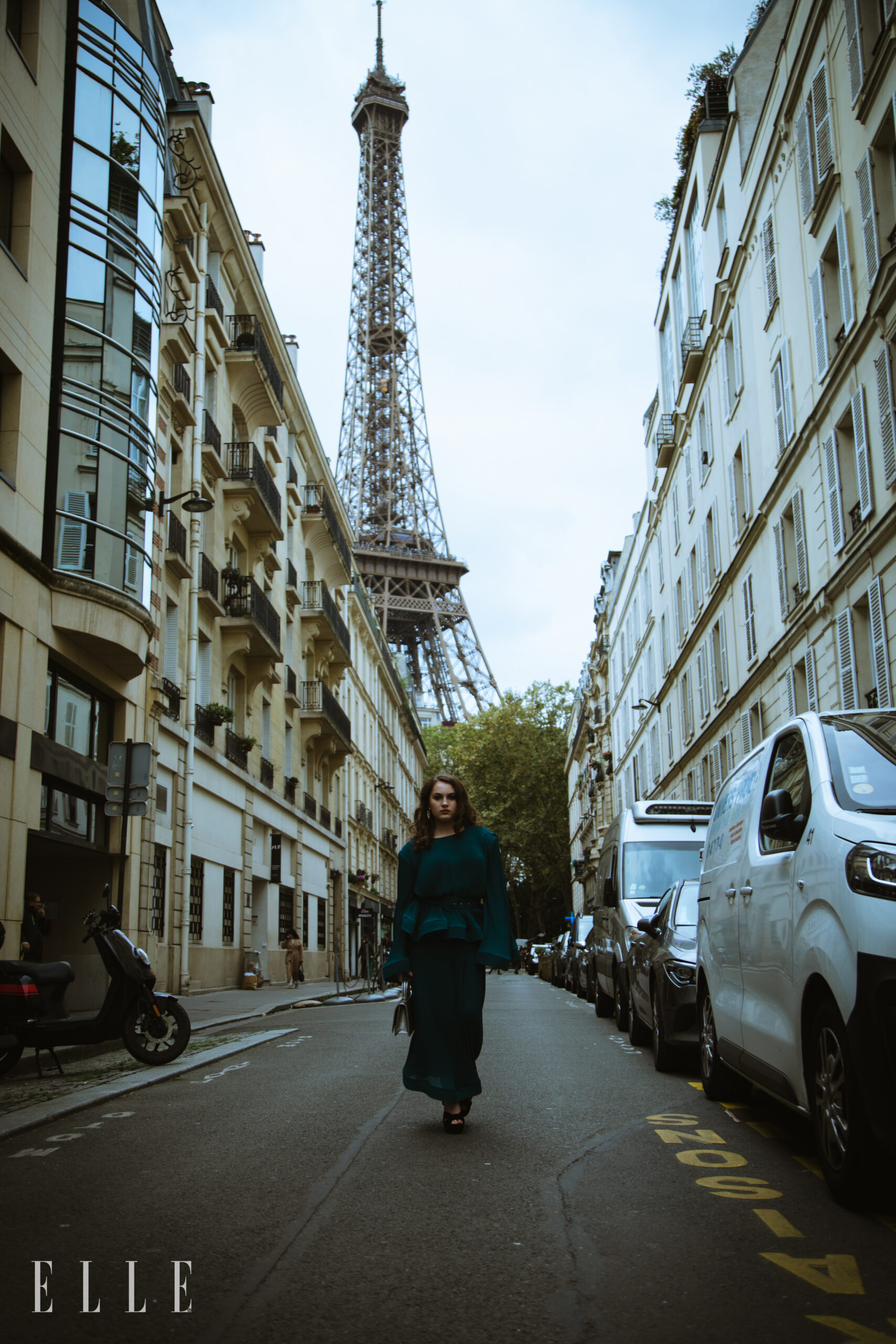 Ellory Grace posing in an editorial portrait.